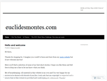 Tablet Screenshot of euclidesmontes.wordpress.com