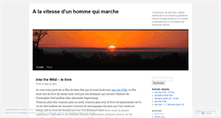Desktop Screenshot of hommequimarche.wordpress.com