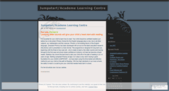 Desktop Screenshot of jumpstartacademe.wordpress.com