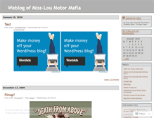 Tablet Screenshot of missloumotormafia.wordpress.com
