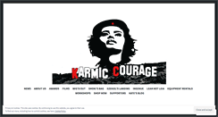 Desktop Screenshot of karmiccourage.wordpress.com