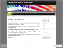 Tablet Screenshot of personalhookahreview.wordpress.com