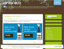 Tablet Screenshot of hiphopmuse.wordpress.com