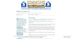 Desktop Screenshot of mattressvancouver.wordpress.com