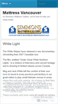 Mobile Screenshot of mattressvancouver.wordpress.com