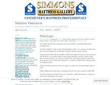 Tablet Screenshot of mattressvancouver.wordpress.com
