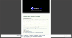 Desktop Screenshot of oncozone.wordpress.com