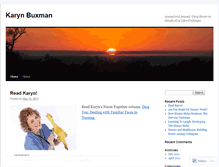 Tablet Screenshot of karynbuxmannursespeaker.wordpress.com