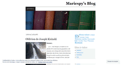 Desktop Screenshot of mariespy.wordpress.com