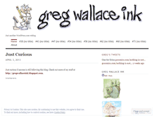 Tablet Screenshot of gregwallaceink.wordpress.com