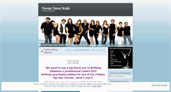 Desktop Screenshot of premierdancestudio.wordpress.com