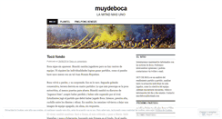 Desktop Screenshot of muydeboca.wordpress.com