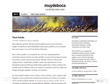 Tablet Screenshot of muydeboca.wordpress.com