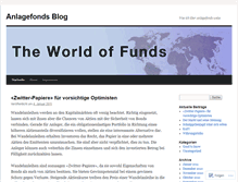 Tablet Screenshot of anlagefonds.wordpress.com