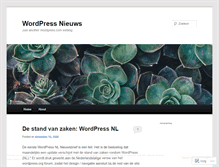 Tablet Screenshot of nieuws.wordpress.com