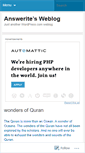 Mobile Screenshot of answerite.wordpress.com