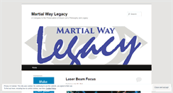 Desktop Screenshot of martialwayaustin.wordpress.com