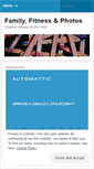 Mobile Screenshot of familyfitnessandphotos.wordpress.com