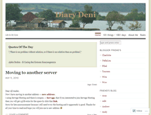 Tablet Screenshot of denisurya.wordpress.com