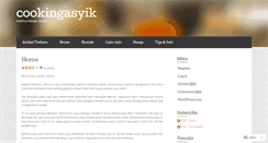 Desktop Screenshot of cookingasyik.wordpress.com