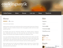 Tablet Screenshot of cookingasyik.wordpress.com