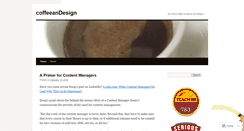 Desktop Screenshot of coffeeandesign.wordpress.com