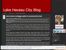 Tablet Screenshot of lakehavasucityazrealestate.wordpress.com