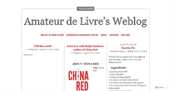 Desktop Screenshot of amateurdelivre.wordpress.com