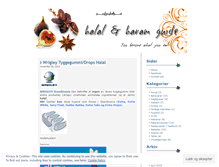 Tablet Screenshot of halalharamguide.wordpress.com