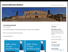Tablet Screenshot of cosmcultureevolution.wordpress.com