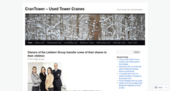 Desktop Screenshot of cranetower.wordpress.com