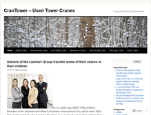 Tablet Screenshot of cranetower.wordpress.com