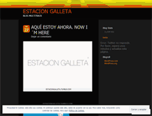 Tablet Screenshot of estaciongalleta.wordpress.com