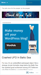 Mobile Screenshot of cloudninetalk.wordpress.com