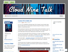 Tablet Screenshot of cloudninetalk.wordpress.com