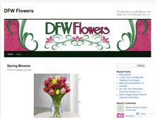 Tablet Screenshot of dfwflowers.wordpress.com