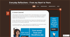 Desktop Screenshot of crystalreflections.wordpress.com