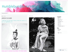 Tablet Screenshot of humblebumbleme.wordpress.com