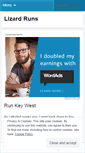 Mobile Screenshot of lizardruns.wordpress.com