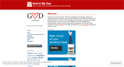 Desktop Screenshot of godinmyday.wordpress.com