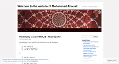 Desktop Screenshot of mabouali.wordpress.com