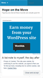 Mobile Screenshot of hopeonthemove.wordpress.com