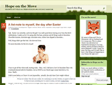 Tablet Screenshot of hopeonthemove.wordpress.com