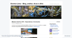 Desktop Screenshot of evertonlima.wordpress.com