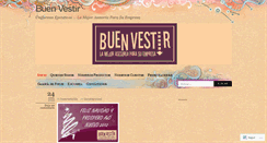 Desktop Screenshot of buenvestirltda.wordpress.com