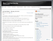 Tablet Screenshot of blackcreeksteel.wordpress.com