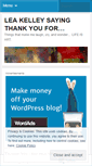 Mobile Screenshot of leakelley.wordpress.com