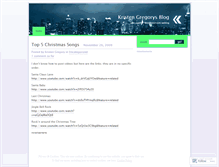 Tablet Screenshot of krisgregchic.wordpress.com