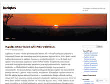 Tablet Screenshot of kariqtos.wordpress.com
