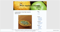 Desktop Screenshot of fromapplestooranges.wordpress.com